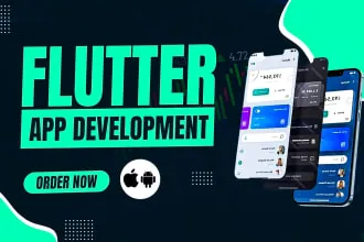 I will develop flutter app development as android and ios flutter mobile app developer